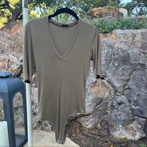 ALIX green body suit